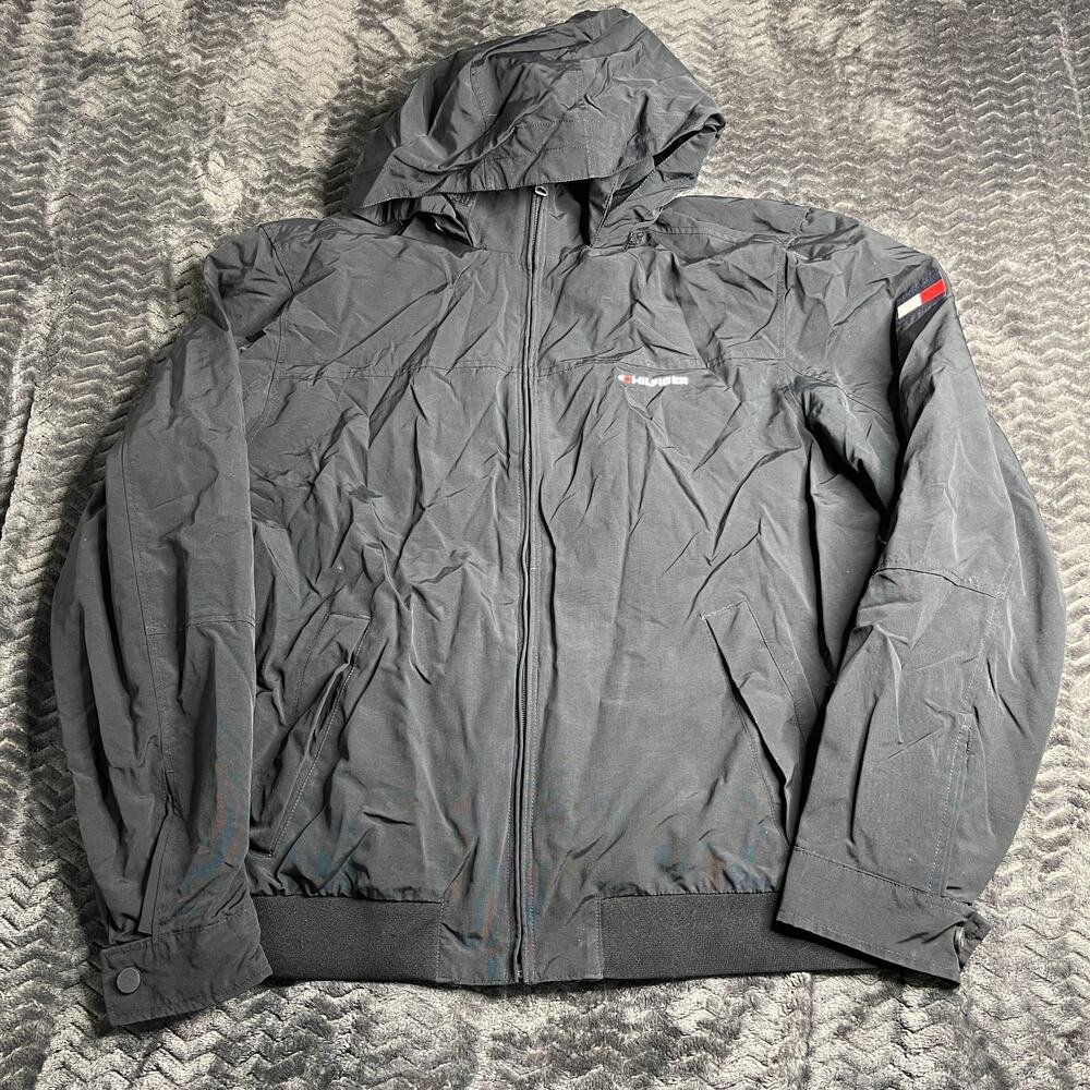 Tommy Hilfiger Windbreaker Hooded Jacket Mens XL
